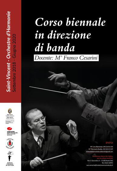 Masterclass in Conducting - Saint Vincent (Aosta), Italy - September 2018 until June 2020