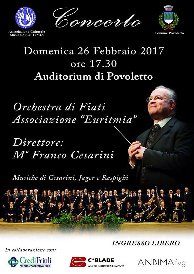 Orchestra di Fiati Associazione "Euritmia"- Povoletto (Udine), Italy - 26th February, 2017