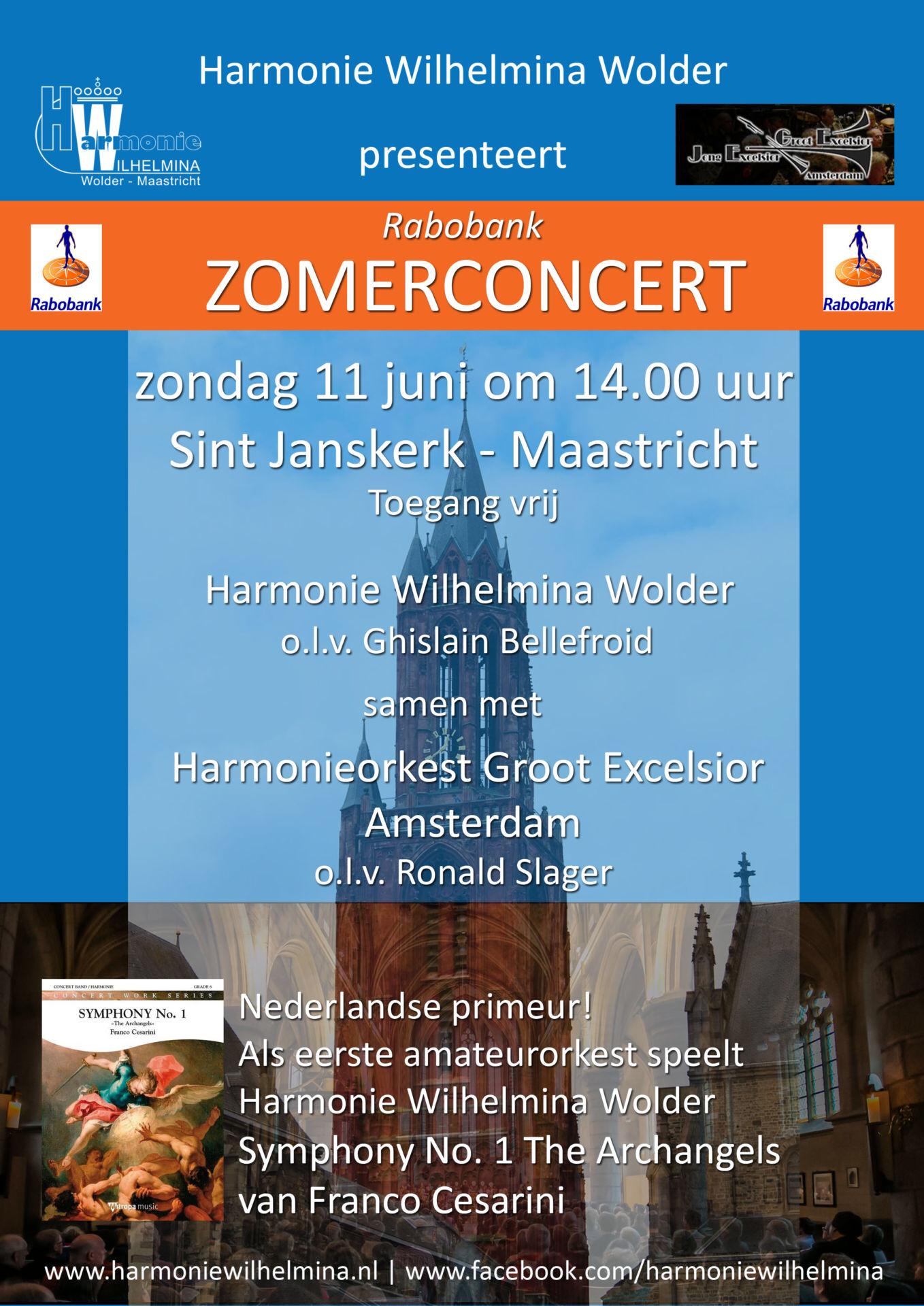 Harmonie Wilhelmina Wolder, Summer Concert - Maastricht, Holland